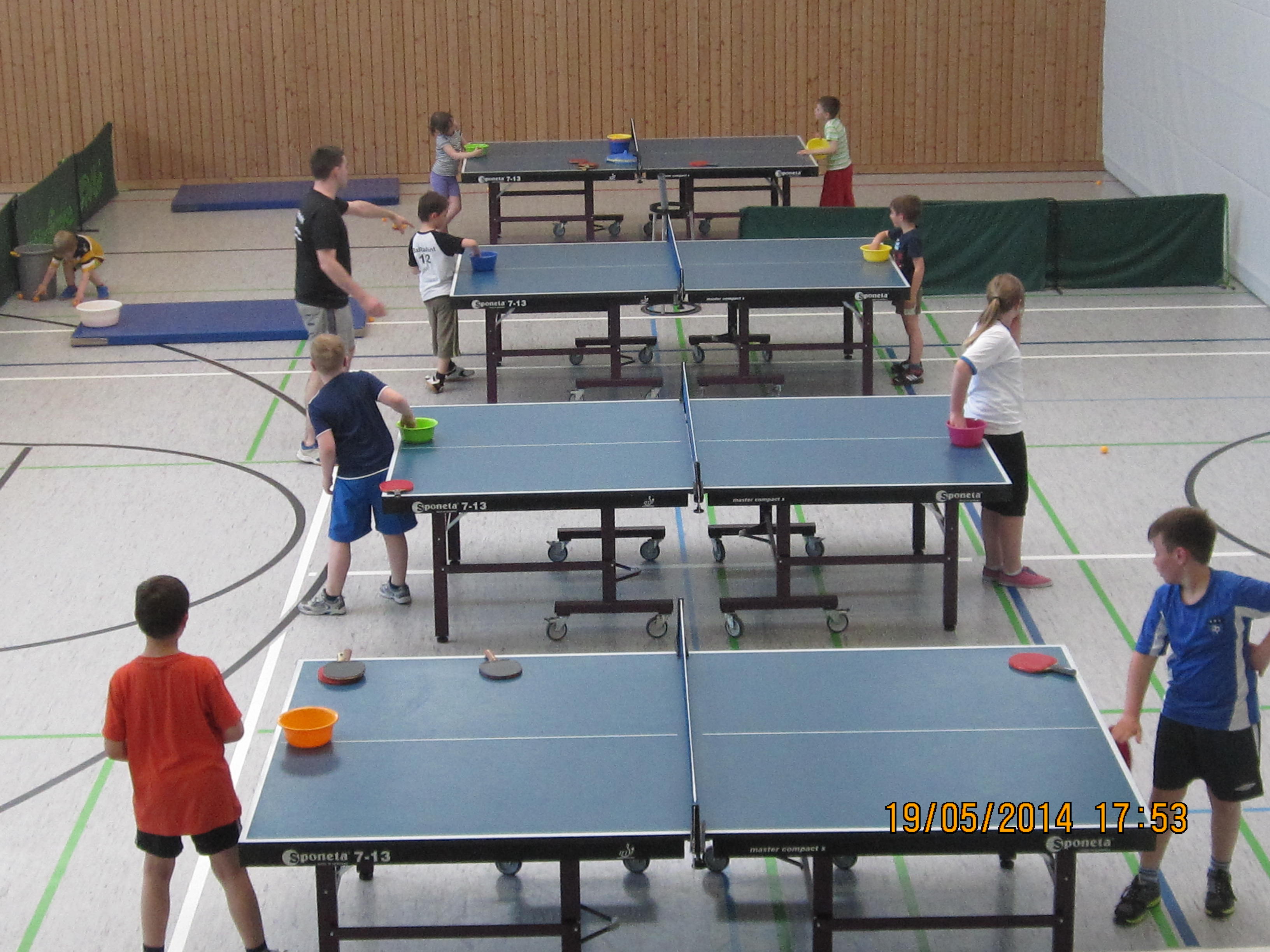TT-Training im Kinderbereich mit A.Bartelt