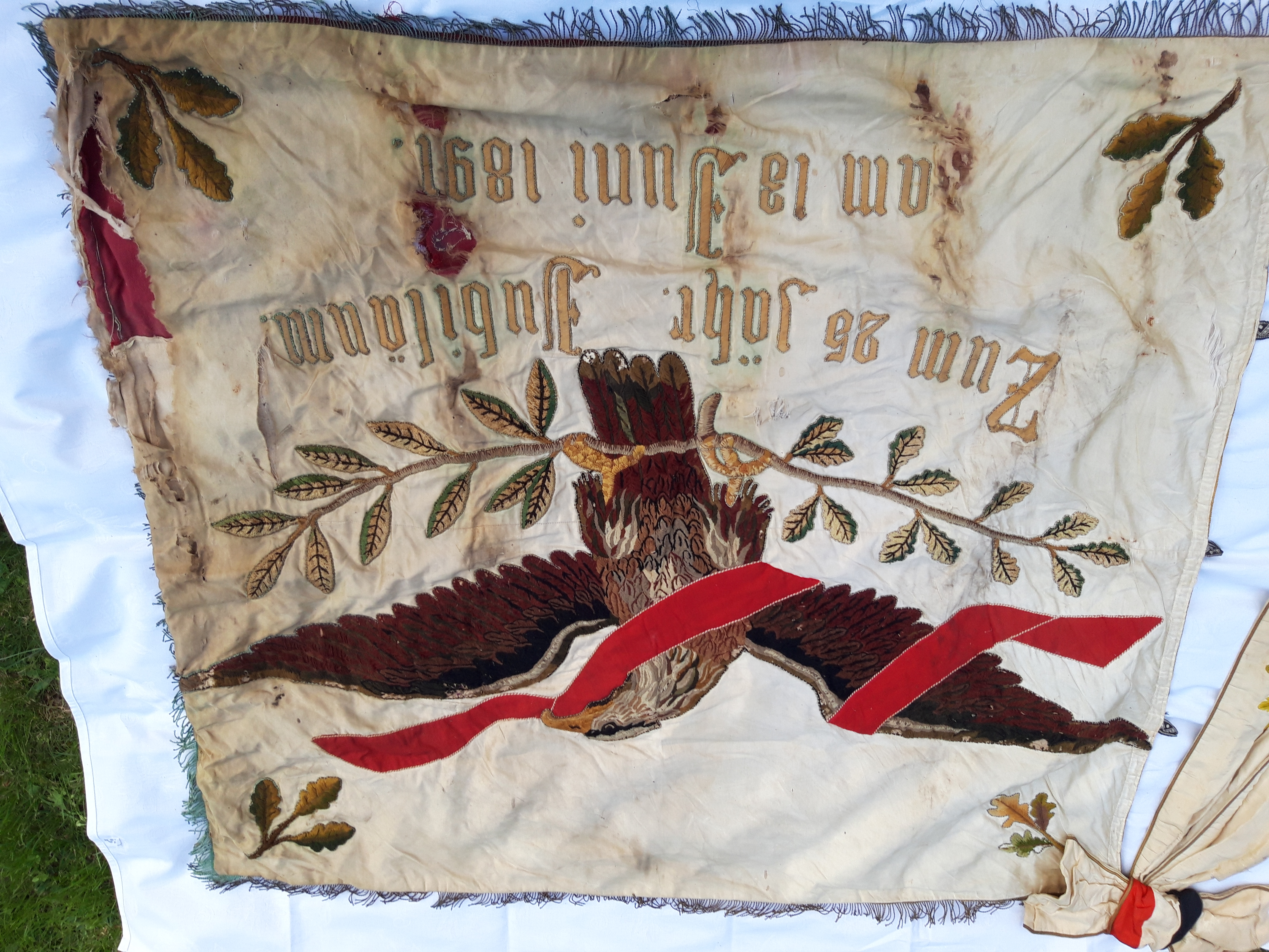 Banner zum 25. Jubiläum 13.Juni 1891