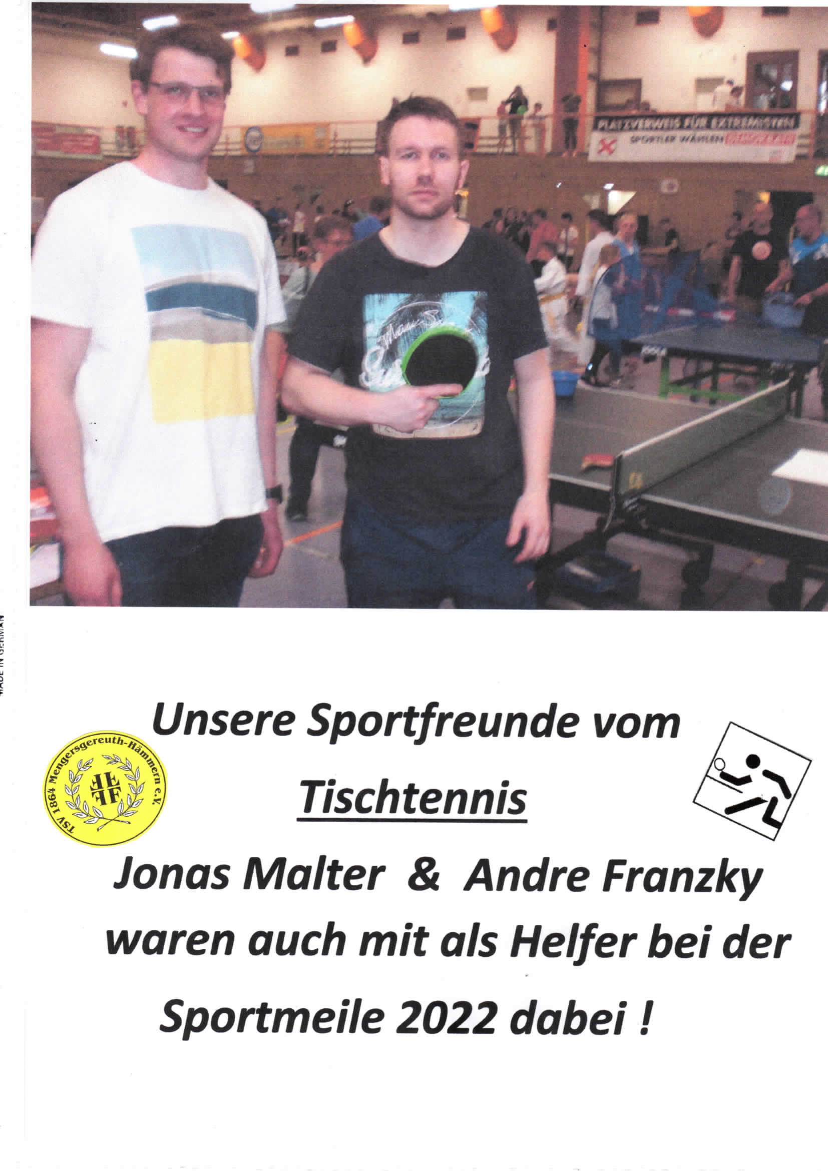 Sportmeile 2022 - Tischtennis